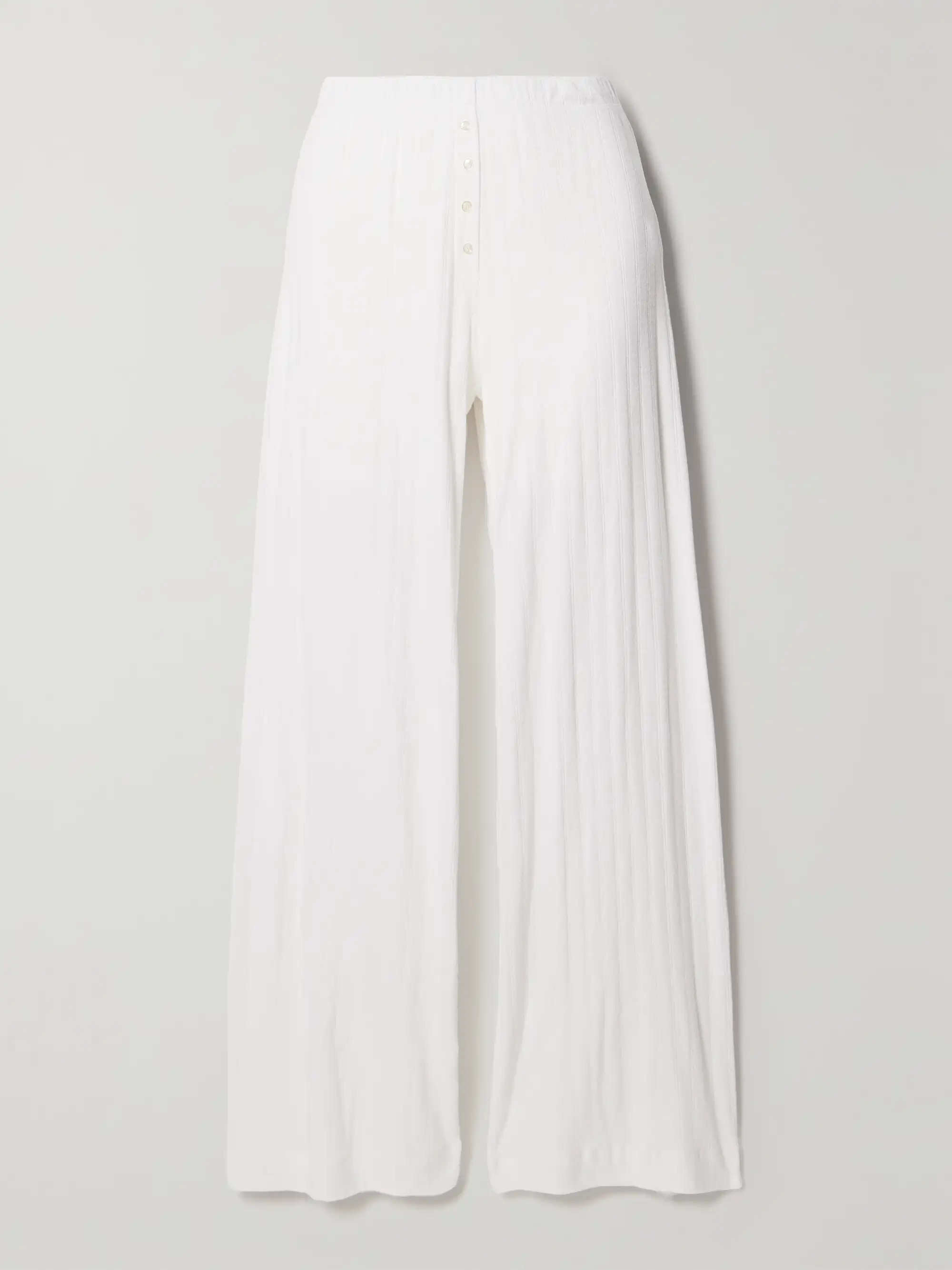 Boxer pointelle-knit cotton pants | NET-A-PORTER (US)