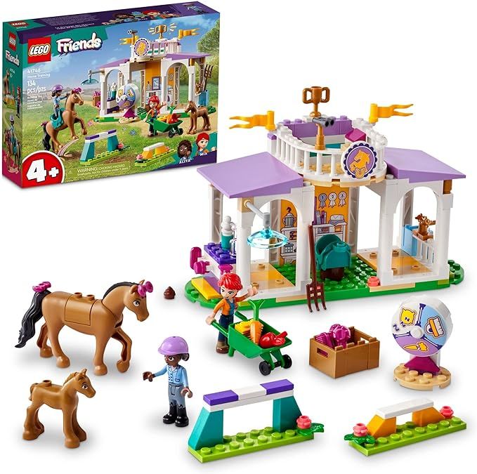 LEGO Friends Horse Training 41746 Toddler Building Toy, Great Birthday Gift for Ages 4+ with 2 Mi... | Amazon (US)