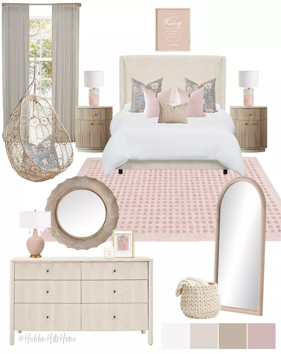 girls bedroom decor mood board, girls room decor ideas, cute girls bedroom inspiration, pink and cream girls bedroom inspo #girlsbedroom

#LTKHome #LTKSaleAlert #LTKKids