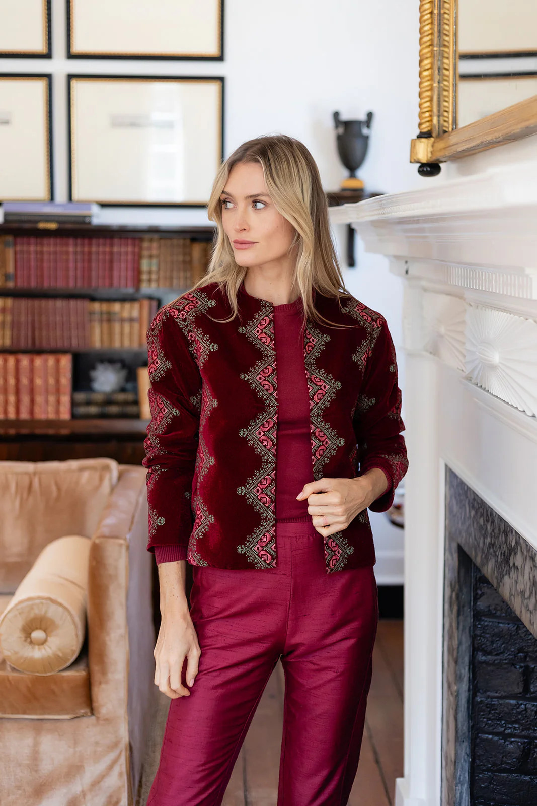 Jam Jacket - Bordeaux | Julia Amory