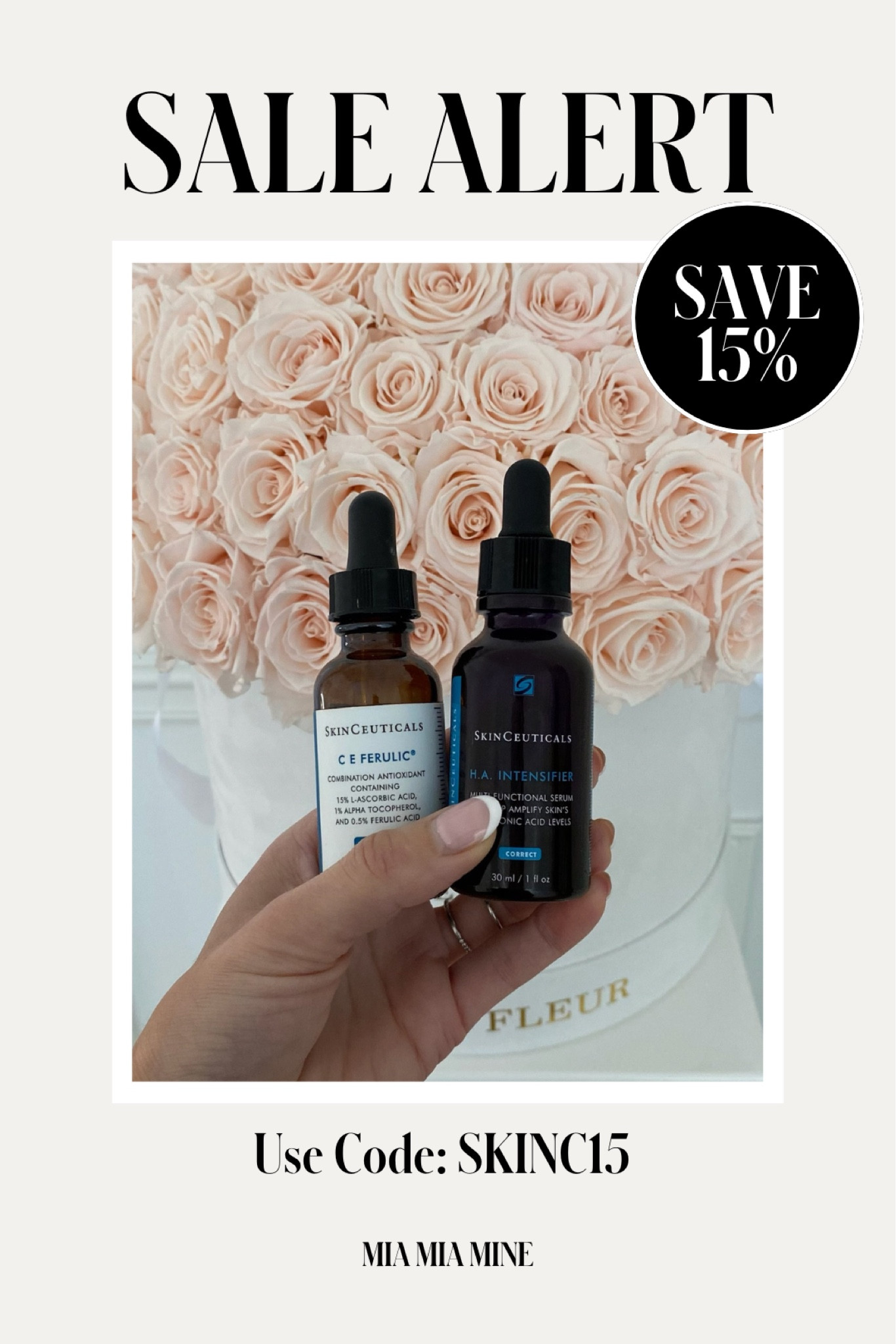 Skinceuticals on sale
Save 15% off with code SKINC15



#LTKBeauty #LTKSaleAlert