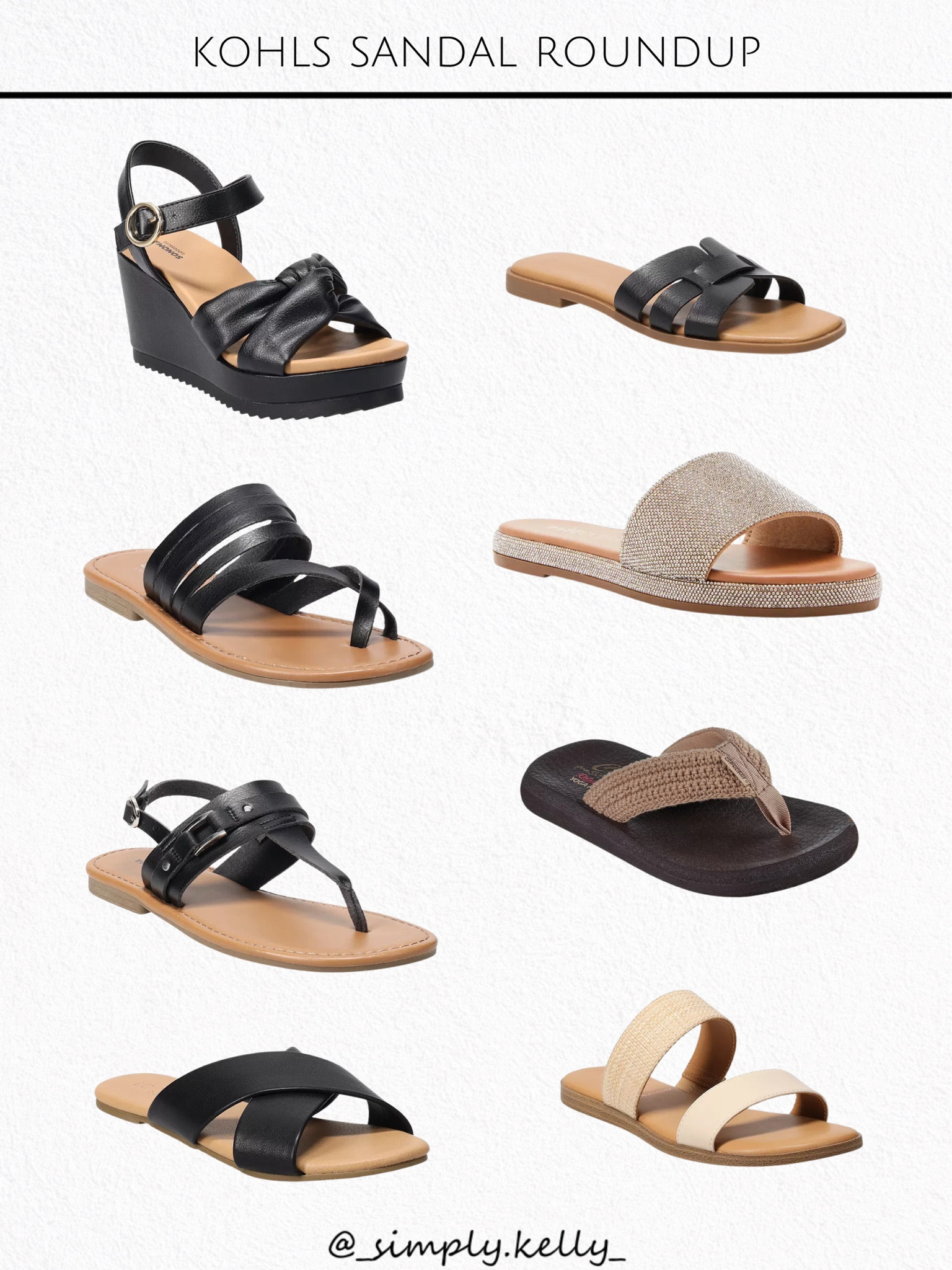Kohls sandals | sandals | sandal sale | summer shoes | spring finds | 

#LTKshoecrush #LTKSeasonal #LTKsalealert