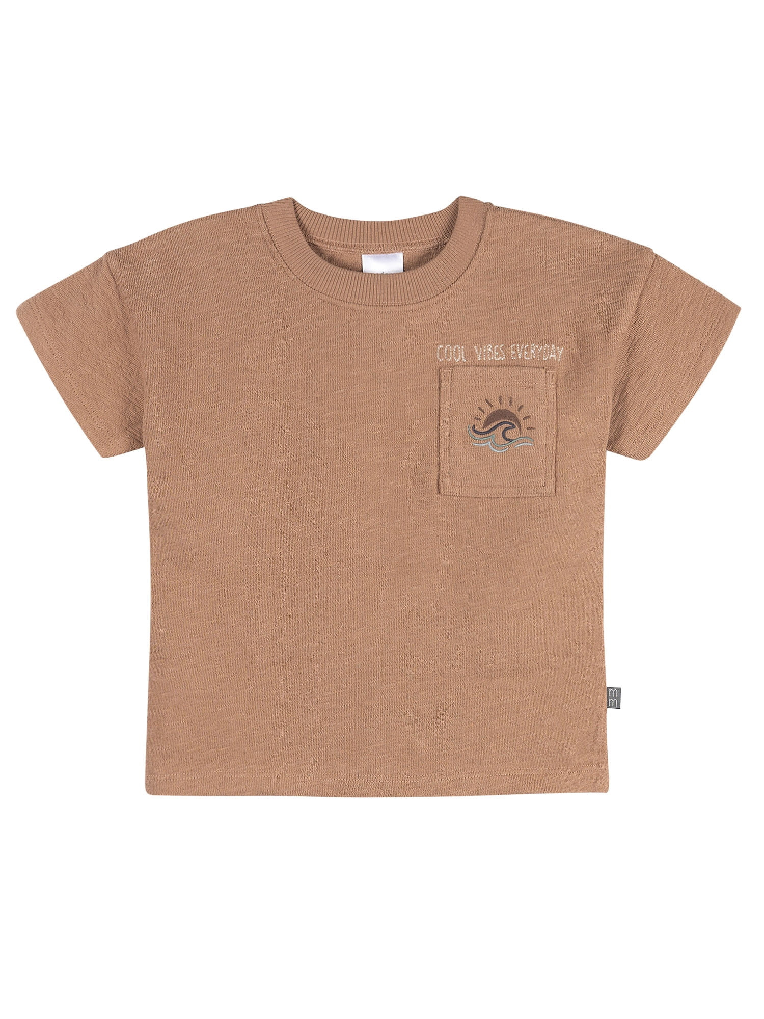 Modern Moments by Gerber Baby and Toddler Boy Loose Fit Ringer Organic Top, Sizes 0/3 Months - 5T | Walmart (US)