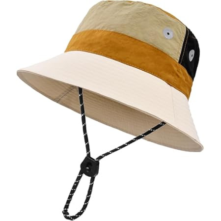 HONGTEYA Kids Sun Hat UPF 50+ Toddler Summer Bucket Hat Outdoor Fishing Safari for Boys Girls Age 2-13 Years | Amazon (US)