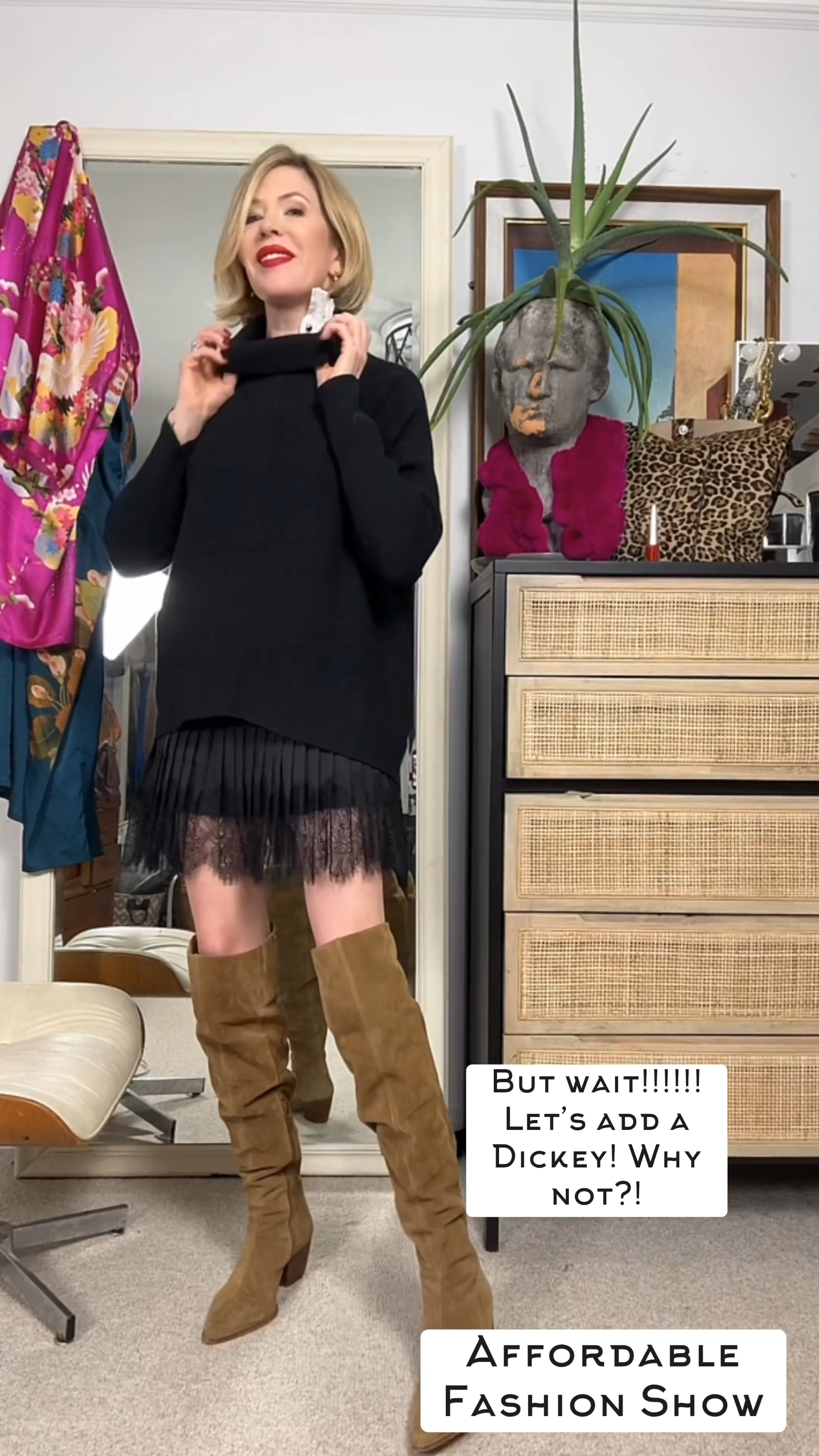 Look fabulous without breaking the bank! 💸✨

This outfit is proof that style doesn’t have to cost a fortune. Super comfortable, endlessly versatile, and I promise you’ll get tons of compliments. This is the kind of look you can wear all day, feel amazing in, and still keep your budget happy. 🙌
#HolidayOutfit #PartyOutfit #SweaterOutfit Affordable Fashionn

#LTKOver40 #LTKFindsUnder50 #LTKHoliday