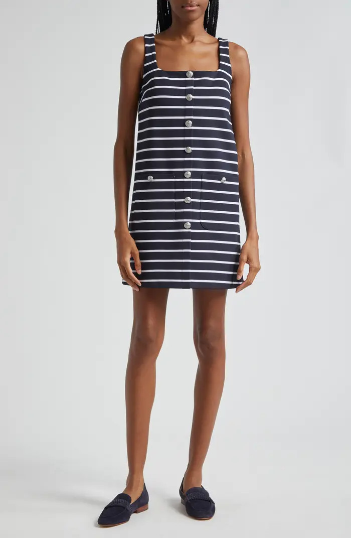 Veronica Beard Tibbie Stripe Knit Minidress | Nordstrom | Nordstrom