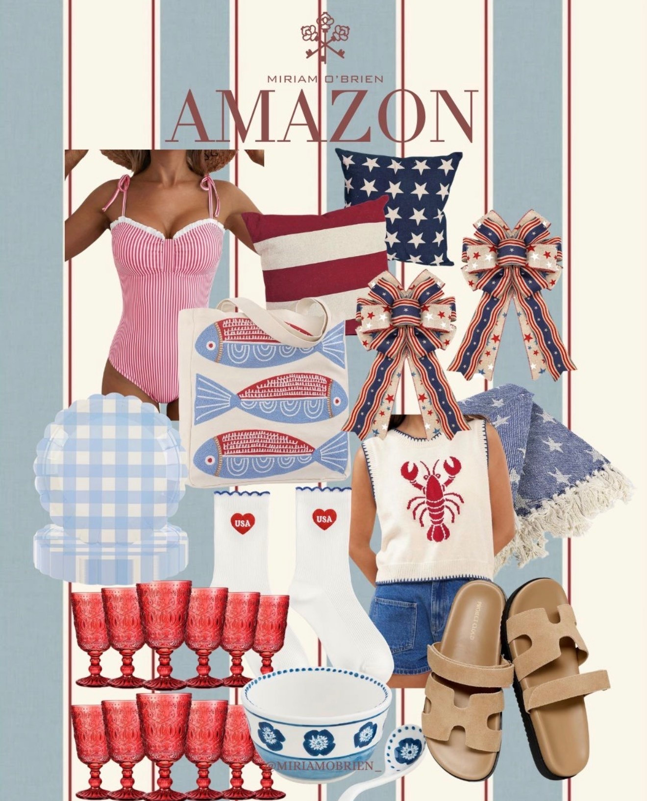 Amazon finds serving all the coastal summer vibes this season. ❤️🤍💙

Follow me @miriamobrien  on IG and TikTok 

#amazon#fashion#amazonhome

#LTKSeasonal #LTKOver40 #LTKHome