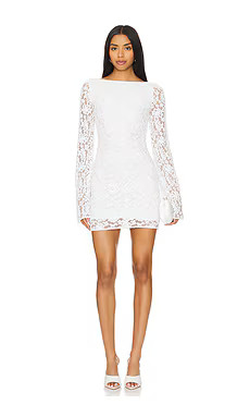 Lovers and Friends Eloise Embellished Mini Dress in White from Revolve.com | Revolve Clothing (Global)