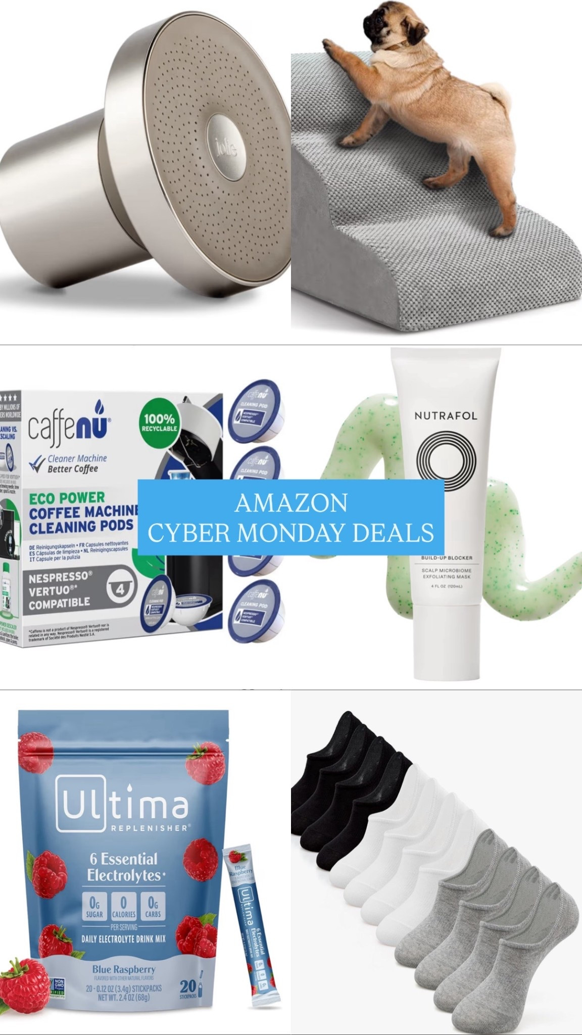 I have all of these and love!!!

Dog staircase
Nespresso cleaner 
Electrolytes for water 
The best no slip socks 
Shower water filter

#LTKCyberWeek #LTKSaleAlert #LTKHome