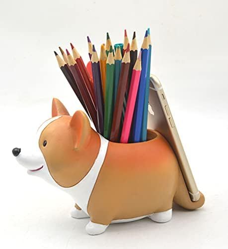 Creative Pen Pencil Holder with Phone Stand Pen Cup Desk Organizer Decoration Accessories Home Offic | Amazon (US)