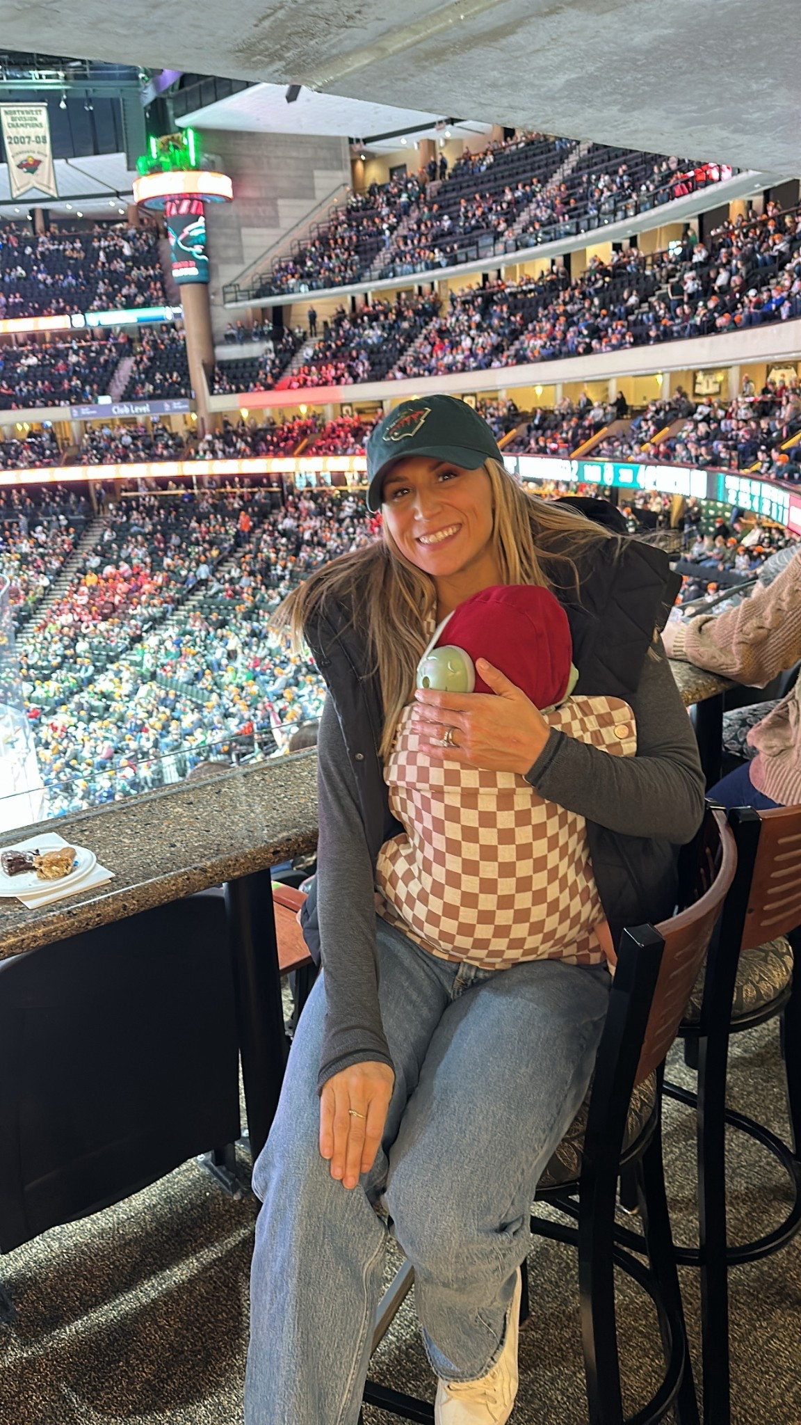 Jax finally grew out of out Baby Bjorn mini carrier! We love this new one! 