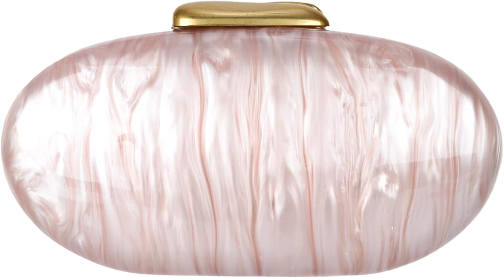 Oweisong Acrylic Evening Clutch for Women Formal Wedding Bride Purse Small Shell Handbag Oval Sea... | Amazon (US)