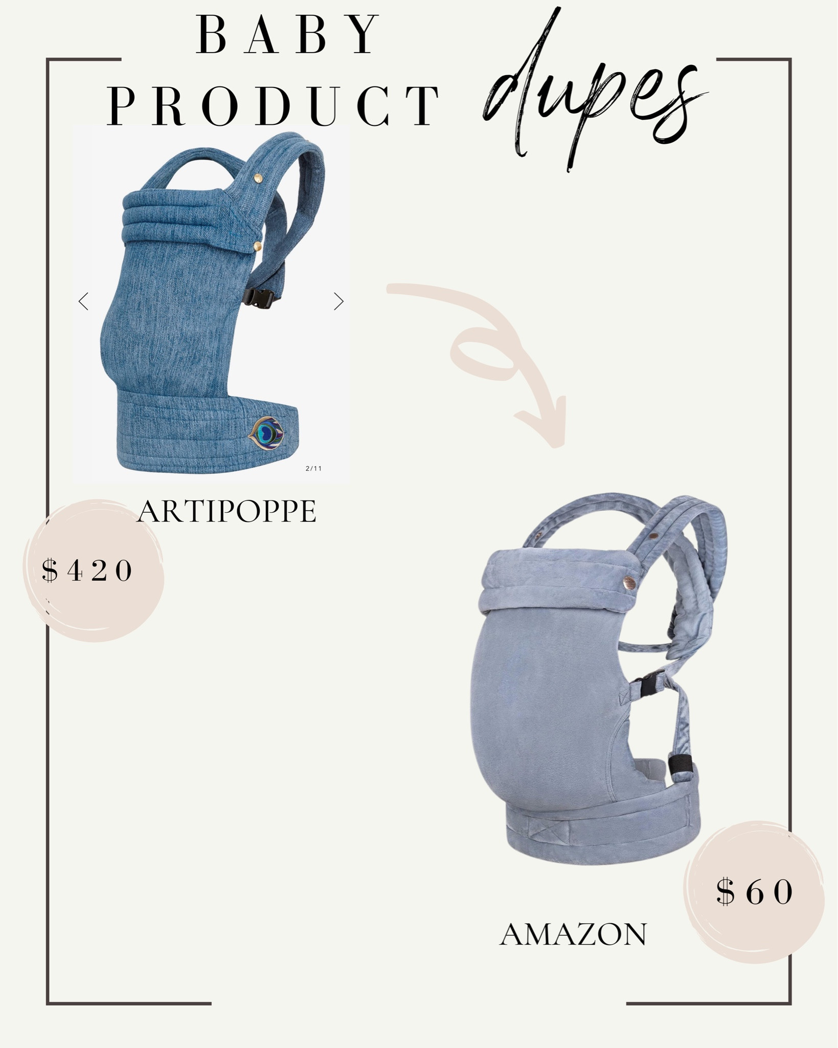 Baby carrier dupe on #Amazon!!

#LTKbaby #LTKbump #LTKkids
