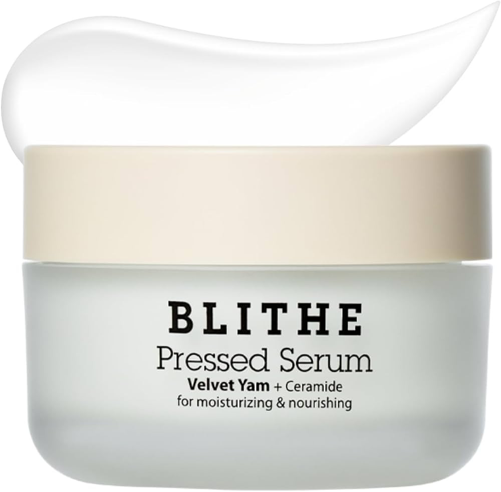 BLITHE Pressed Serum 68.79% Wild Yam Moisturizing Serum with Cream Texture for Women, Vegan Mucin... | Amazon (US)