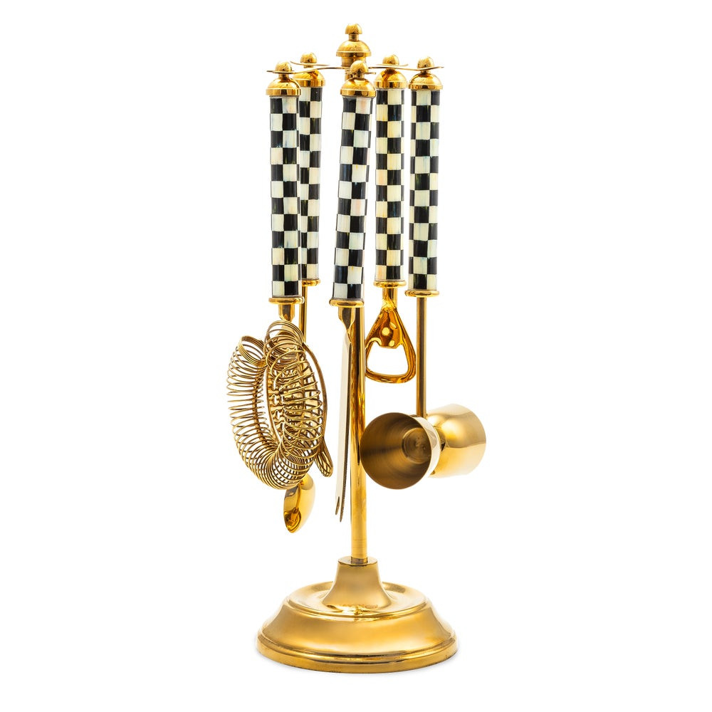 Courtly Check 3260 Gold Bar Tool Set | MacKenzie-Childs