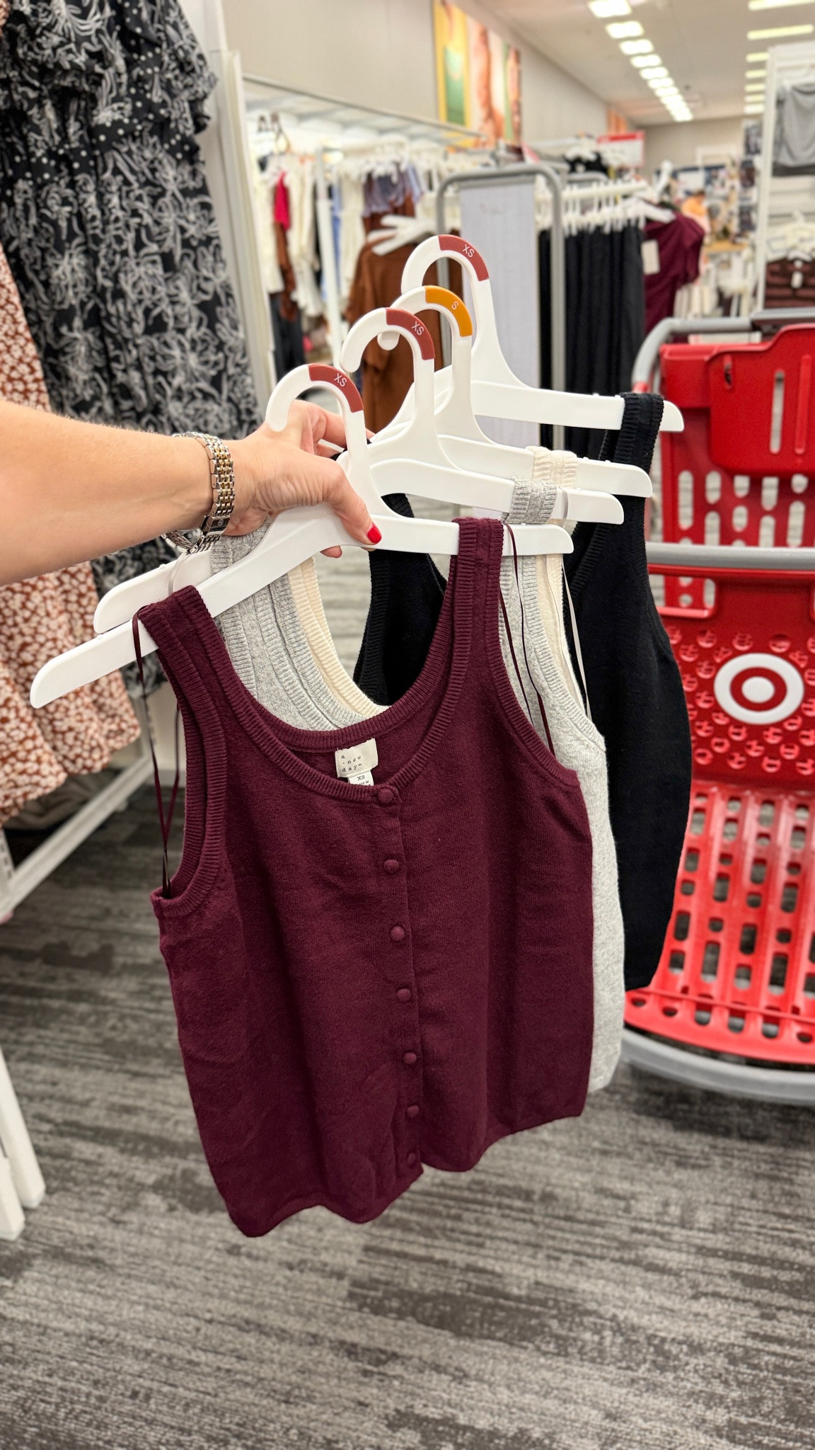 Fall tank sweater at Target!