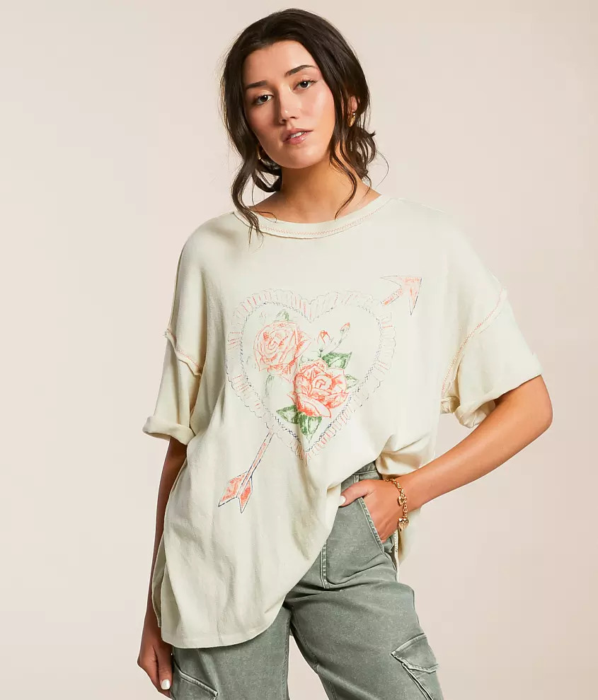 Love Rose Oversized T-Shirt | Buckle