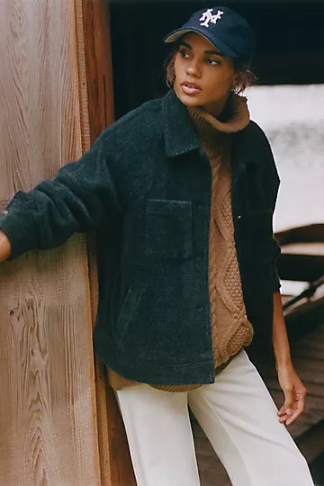Cozy Shirt Jacket | Anthropologie (US)