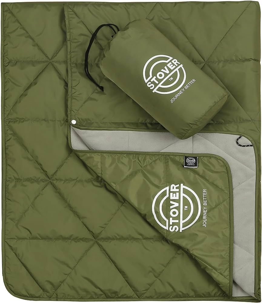 STOVER Weatherproof Blanket – Lightweight, Compact, and Warm for Stadium, Camping, Travel, and ... | Amazon (US)