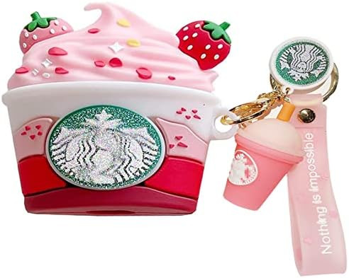 AirPod Pro Case,3D Cute Funny Cool Kawaii Fashion Ice Cream Cup for AirPods Pro Generation Case 2... | Amazon (US)