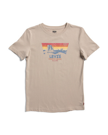 Big Boy Mountainscape Short Sleeve Tee | TJ Maxx