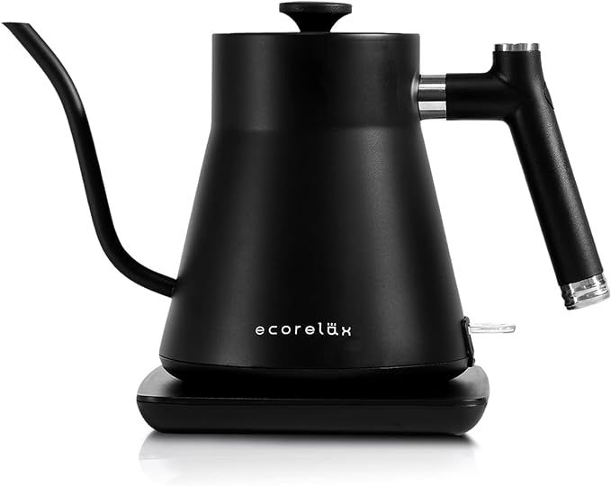 ECORELAX Gooseneck Electric Kettle, Pour Over Coffee and Tea Kettle, 100% Stainless Steel Inner w... | Amazon (US)