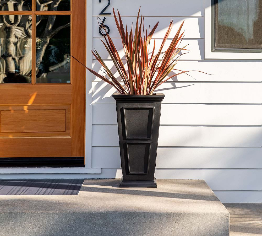 Veda Tall Planters | Pottery Barn (US)