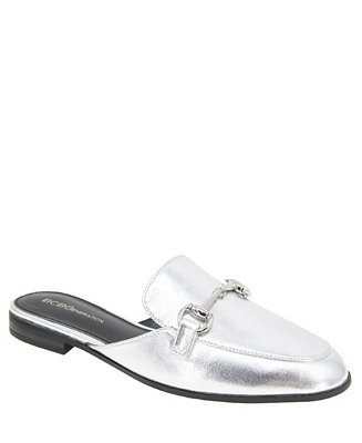 BCBGeneration Women's Zorie Tailored Slip-On Loafer Mules - Macy's | Macy's