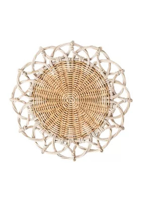 Juliska Provence Rattan Placemat - Whitewash | Belk