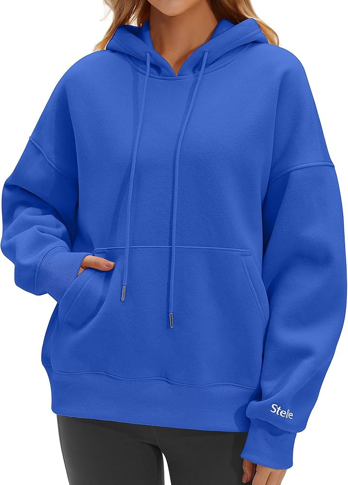 STELLE Womens Oversized Hoodies Fleece Sweatshirts Fall Fashion 2026 Pullover Sweaters Winter Clo... | Amazon (US)