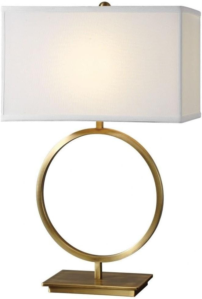 Uttermost 26559-1 Duara Circle Table Lamp, White | Amazon (US)