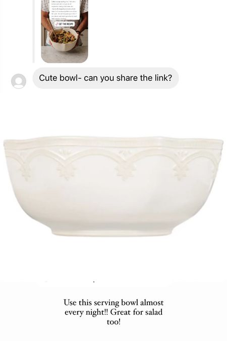 Can’t beat the size or the price of this serving bowl!

#LTKFindsUnder50 #LTKHome