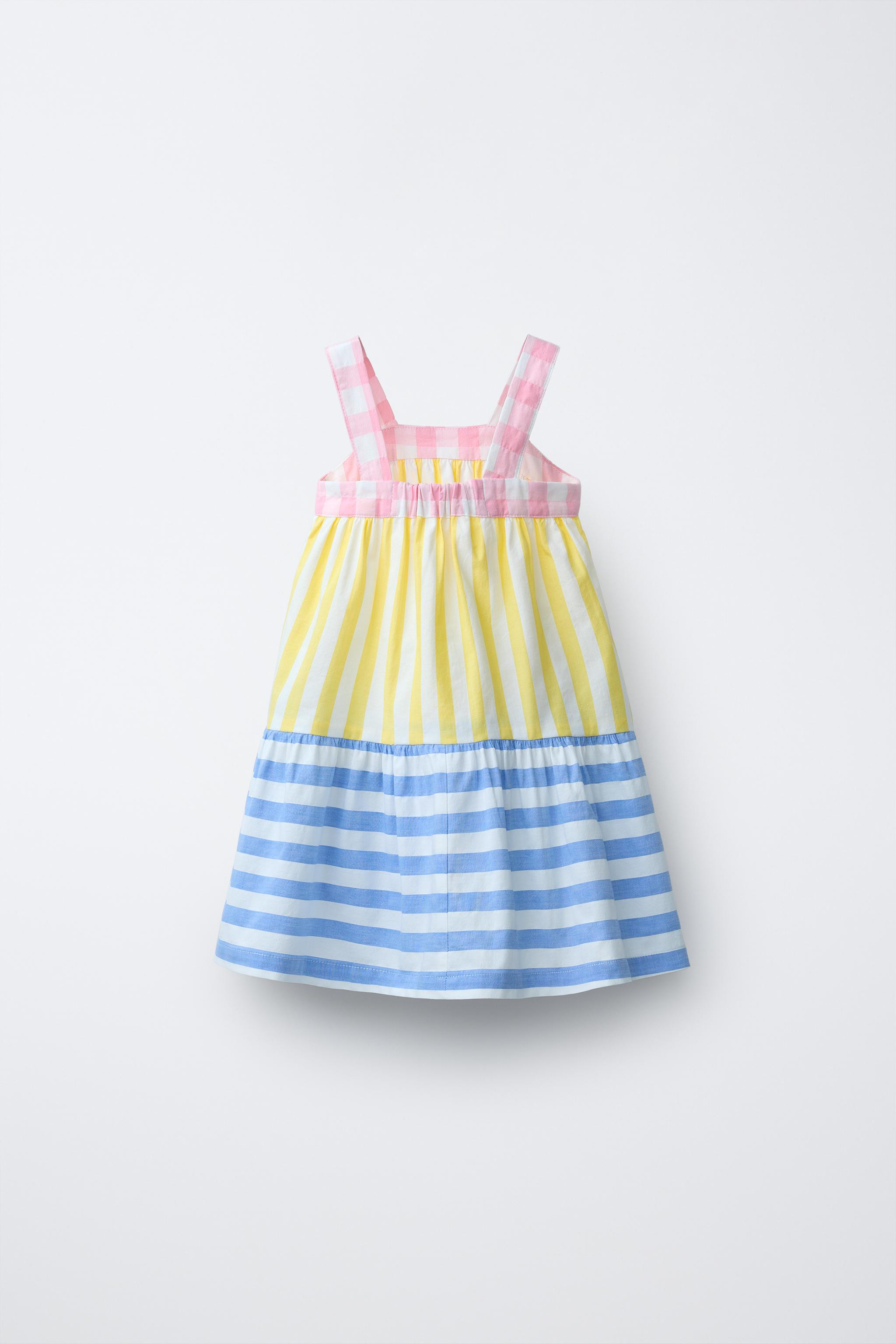 STRIPED AND PLAID DRESS CASA LAWA X ZARA KIDS | Zara US