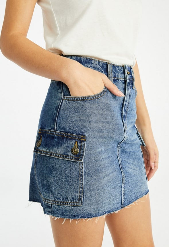 Skyler Cargo Mini Skirt | JustFab