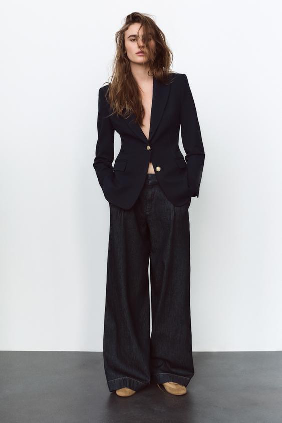 FITTED SHOULDER PAD BLAZER | Zara US