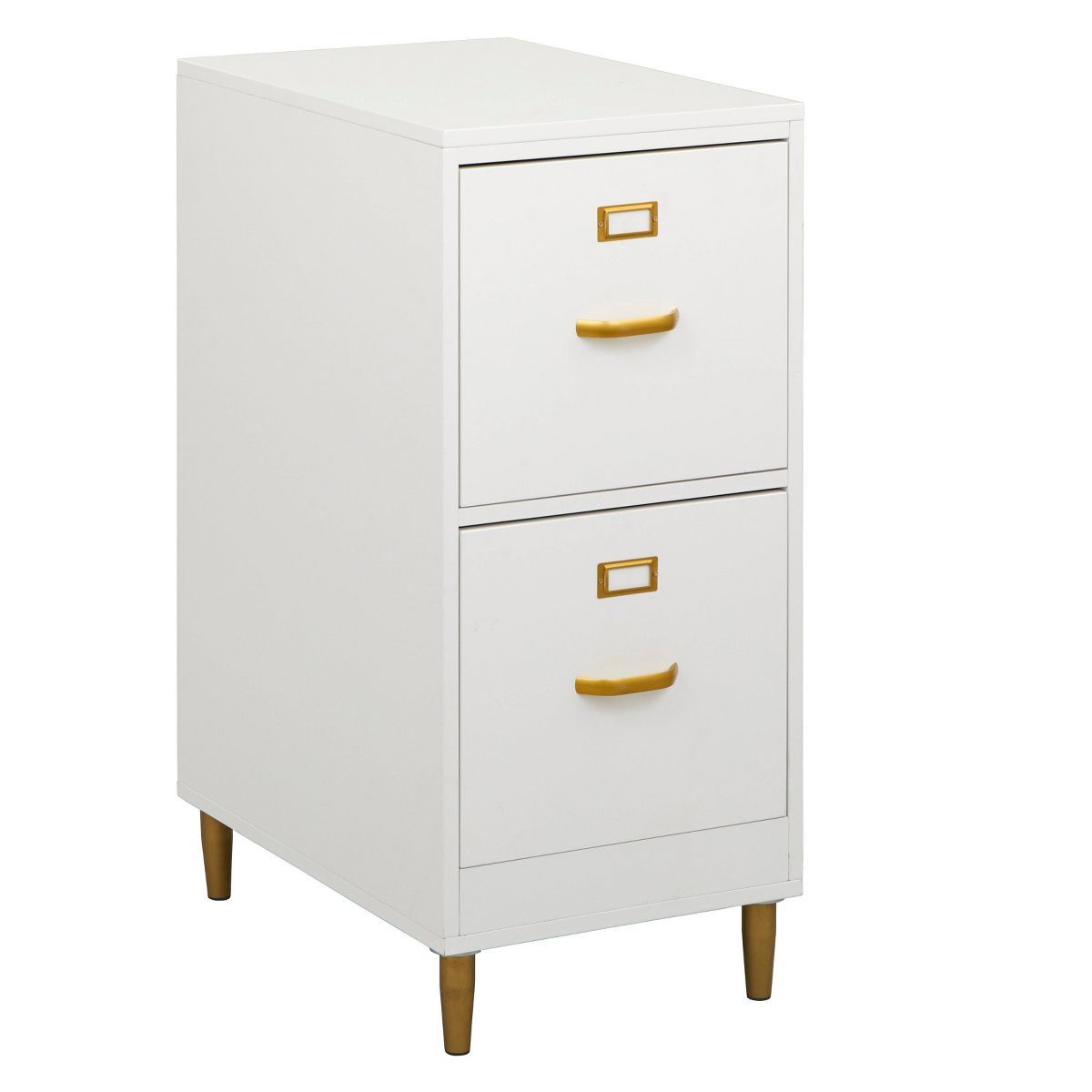 Dixie 2 Drawer Filing Cabinet White - Buylateral | Target