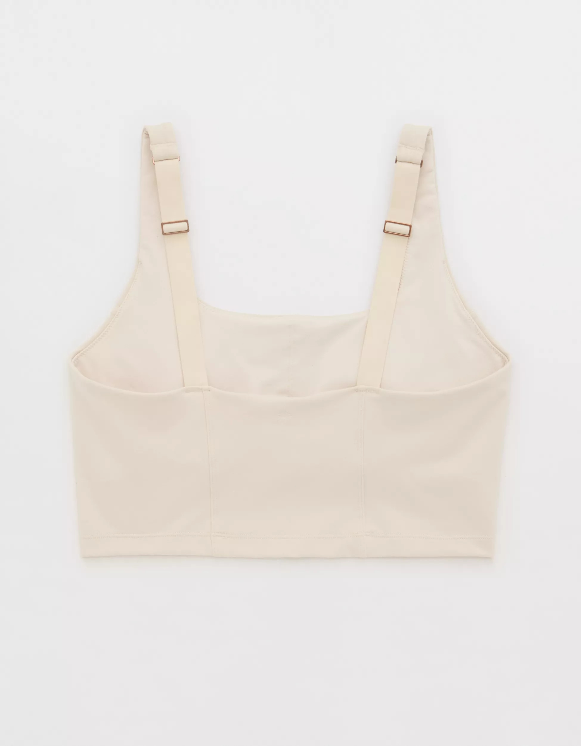 OFFLINE By Aerie The Hugger Square Neck Longline Sports Bra | Aerie