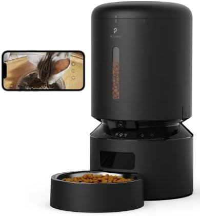 PETLIBRO Automatic Cat Feeder with Camera, 1080P HD Video with Night Vision, 5G WiFi Pet Feeder w... | Amazon (US)