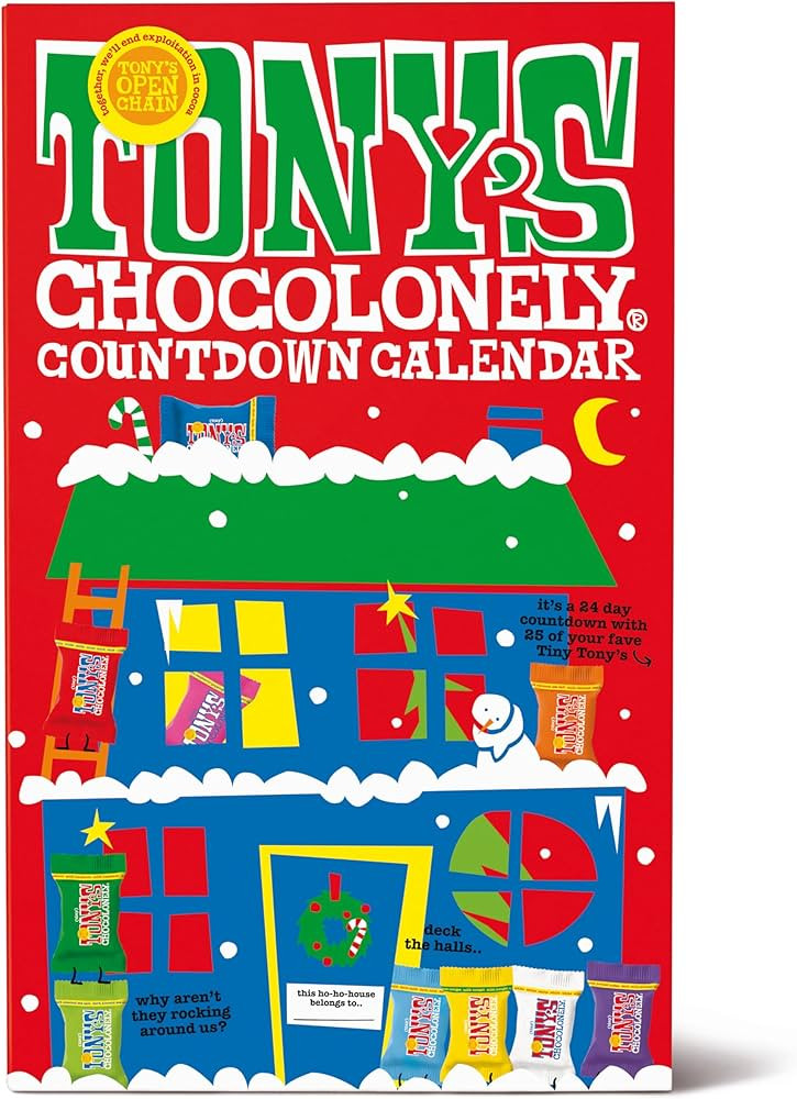 Tony's Chocolonely Natural Countdown Calendar 7.94 oz | Amazon (US)