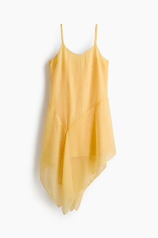 H & M - Shimmery Slip Dress - Yellow | H&M (US + CA)