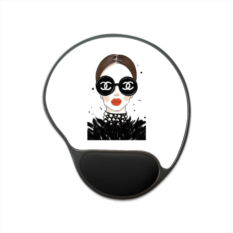 Fashion Gal Mouse Pad With Wrist Rest - Etsy | Etsy (US)