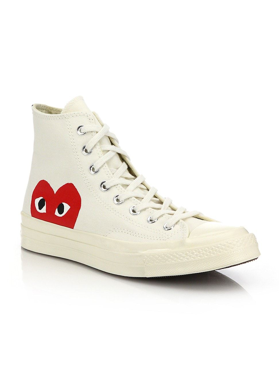 CdG PLAY x Converse Unisex Chuck Taylor All Star High-Top Sneakers - Beige - Size 10 | Saks Fifth Avenue