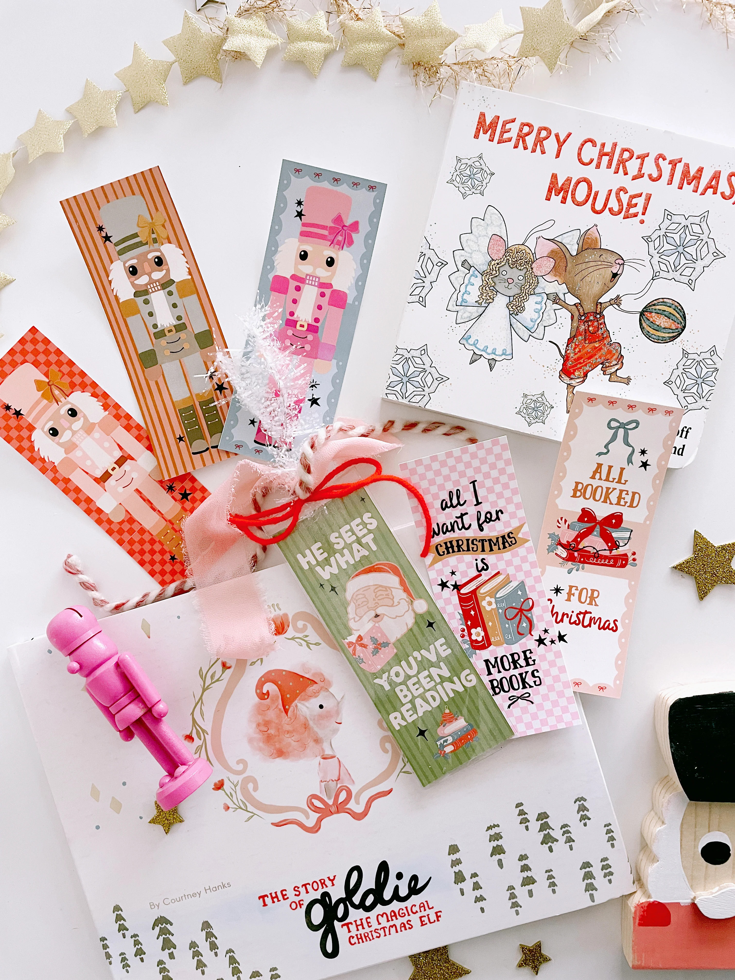 Christmas Bookmarks | Printable craft | The Letter Vee