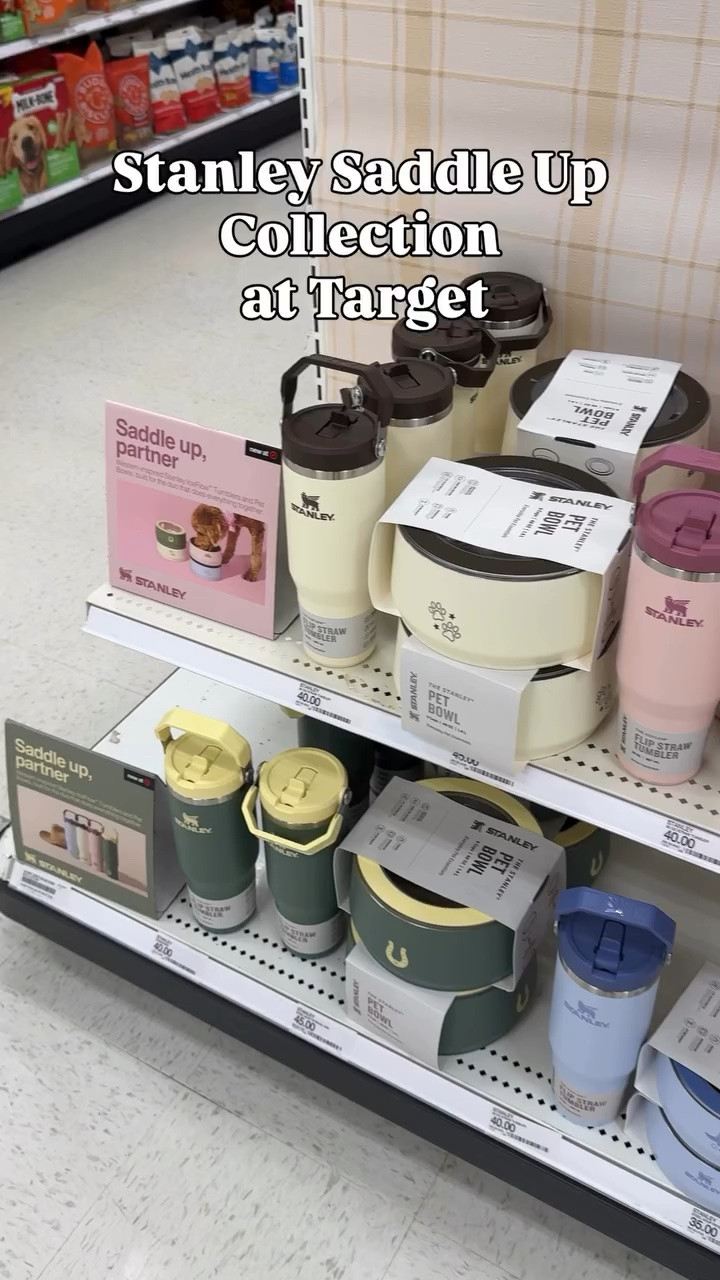New Stanley Saddle Up collection at Target! 🎯 match your fur baby with these new stainless pet bowls! Follow + comment “SHOP” for a link! (make sure you’re following to receive it) ✨ & if you love Target finds and gift ideas, follow along for more!