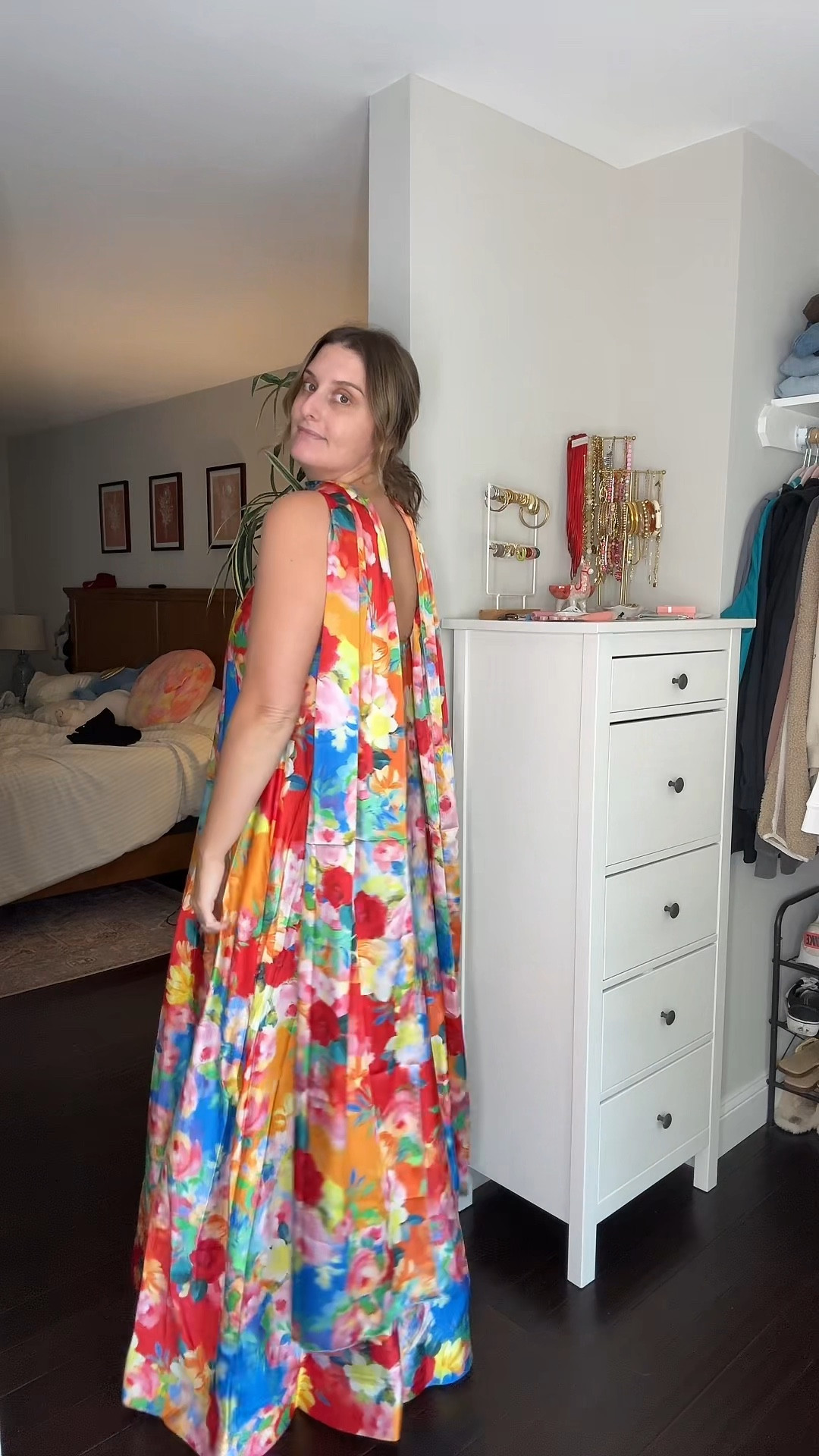 Size large for reference! 

Wedding guest dress, show me your mumu, black tie dress 

#LTKWedding