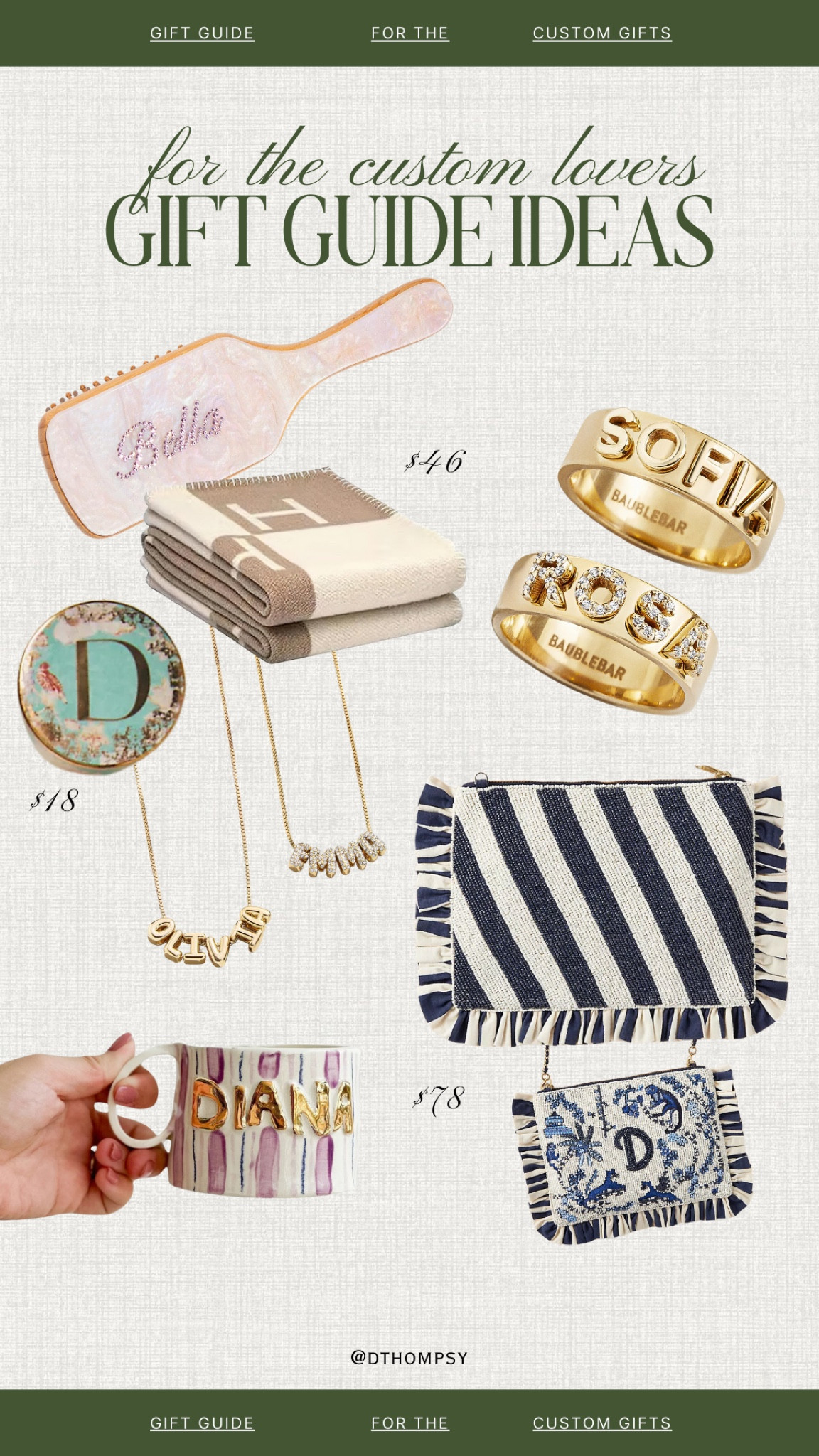 gift guide (for those who love custom gifts)

#LTKGiftGuide #LTKHoliday #LTKFindsUnder100