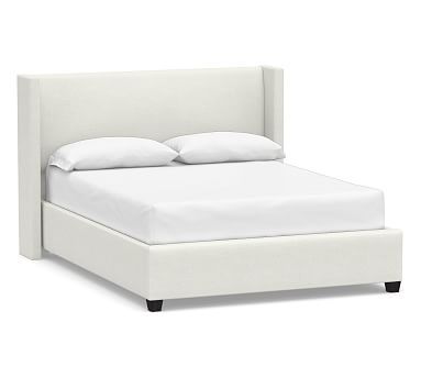 Elliot Square Upholstered Bed - Quick Ship | Pottery Barn (US)
