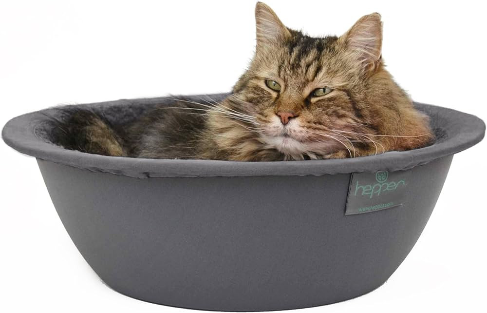 Hepper Cat Nest - Washable Cat Bed with Removable Fluffy Fleece Liner - Cozy Comfy Calming Bed Ro... | Amazon (US)