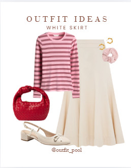 One white skirt, three cute looks ✨ Styled this white skirt in 3 easy ways to take you from casual days to dressy plans effortlessly 🙌 1️⃣ With a waistcoat for a chic, tailored vibe 2️⃣ With a fitted top for a clean, minimal look 3️⃣ With a pink & red striped top for a fun pop of color Light, versatile, and perfect for spring-summer — a white skirt is truly a capsule wardrobe essential 👏 To shop these outfits, check the LTK shop link in bio 🛍️💌 (White Skirt, White Skirt Outfit, White Mini Skirt, White Midi Skirt, White Maxi Skirt, Neutral Outfit Ideas, Chic Summer Outfit, Spring Outfit Inspiration, Casual Skirt Outfit, Dressy Skirt Outfit, Capsule Wardrobe Staples, Minimalist Style, Elevated Basics, Feminine Outfit Ideas, White Skirt with Blazer, White Skirt with Sweater, White Skirt with Sneakers, White Skirt with Heels, Everyday Outfit Inspiration, Clean Girl Aesthetic) 

 #LTKgrwm #LTKootd #LTKSeasonal