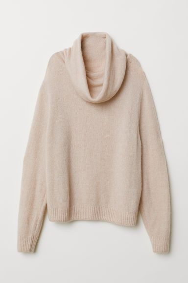 H & M - Knit Turtleneck Sweater - Orange | H&M (US + CA)